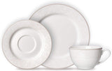 Ritzenhoff & Breker Isabella koffieservies, 18-delig, fijn porselein, wit met ornamenten, 37 x 26 x 25 cm