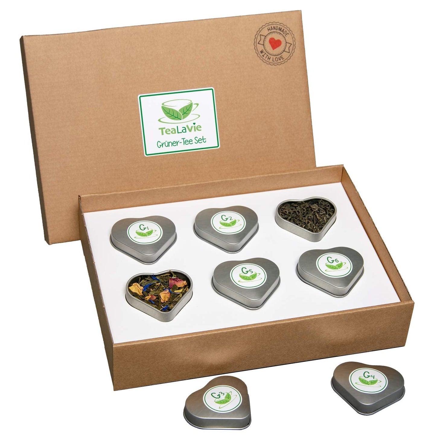 Tealavie Cadeauset van 6 fruitthee (60g) Proefset Geschenkdoos Bedankcadeau-ideeën voor vrouwen Collega's Moederdag 2024