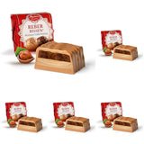 Reber Bites Chocolade- en Truffeltaart, cognactruffels op romige noga, omhuld met delicate Alpenmelkchocolade, 40 g (1 stuk)
