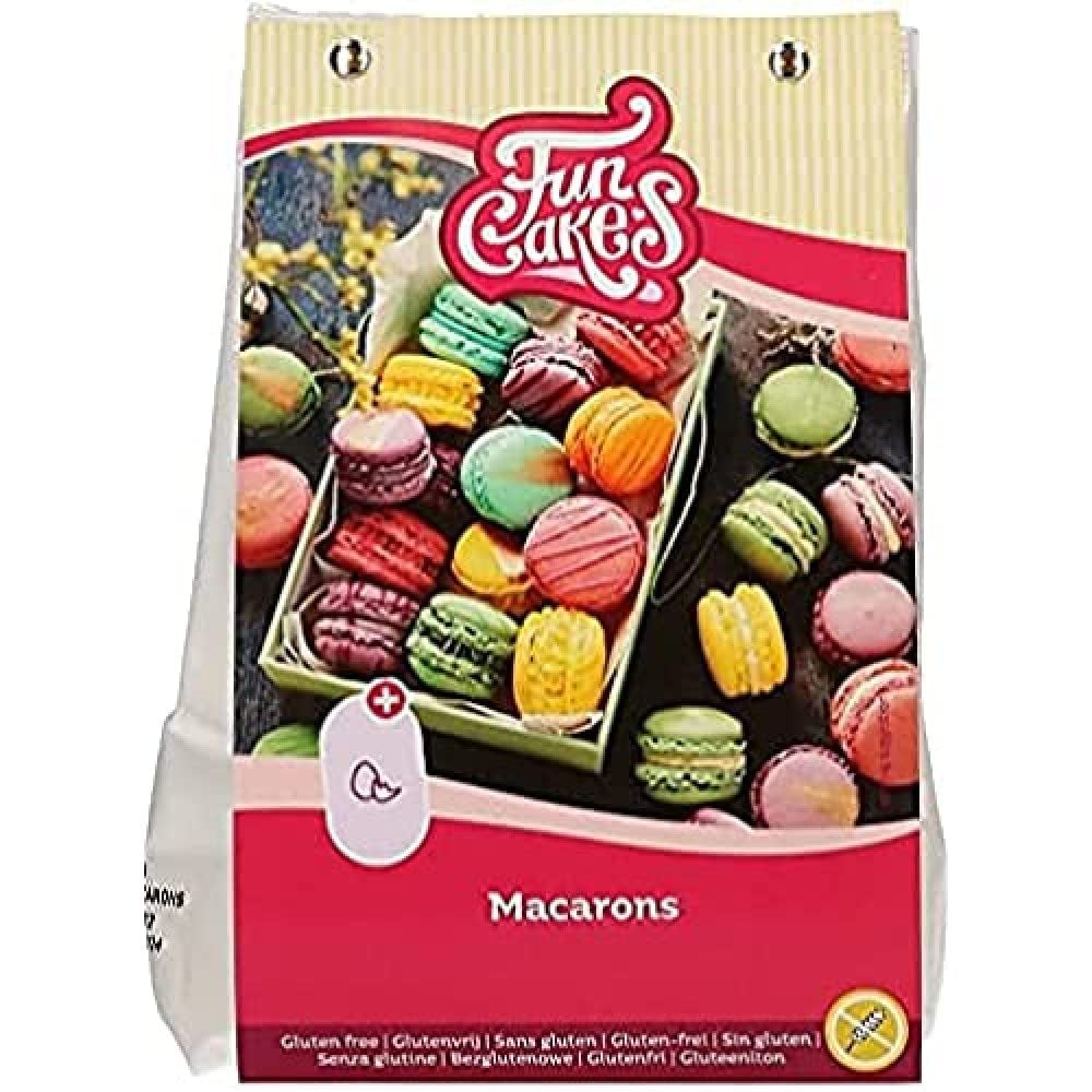 Funcakes Mix voor Macarons, Glutenvrij: Einfach Zu Berübenen, Perfekt Hausgemachte Macarons, Köstlicher Mandelgeschmack, Halal-Zertifiziert, 300G Mix voor bakken en koken Naty Shop Standaardtitel