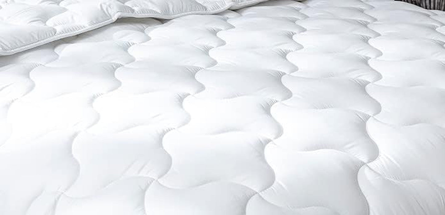 Acaristop dekbedovertrek Anti-mijt en antibacterieel, wit, 240 X 260 cm Dekbedden en dekbedden Naty Shop