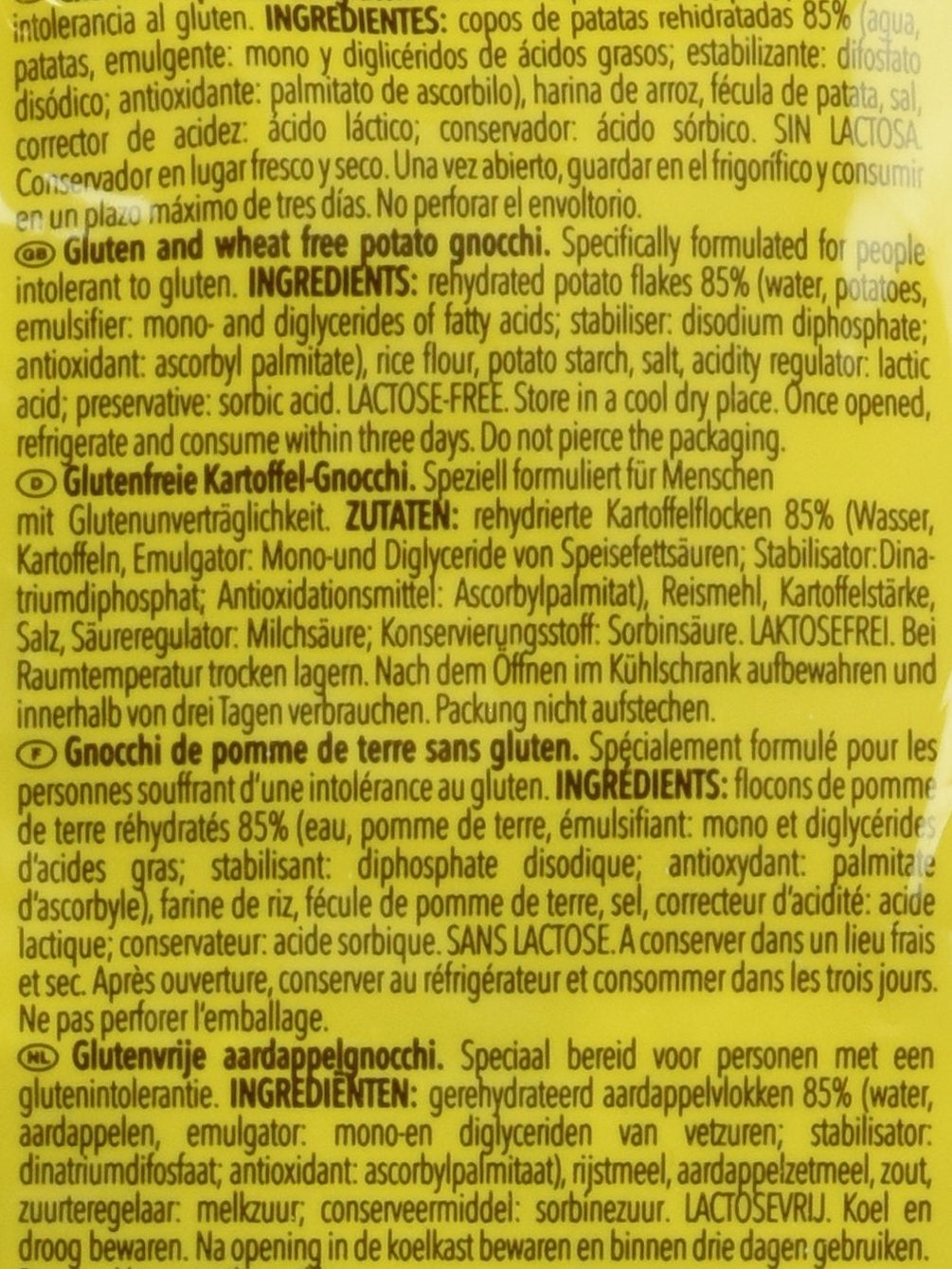 Glutenvrije gnocchi, 300 g, verpakking van 6