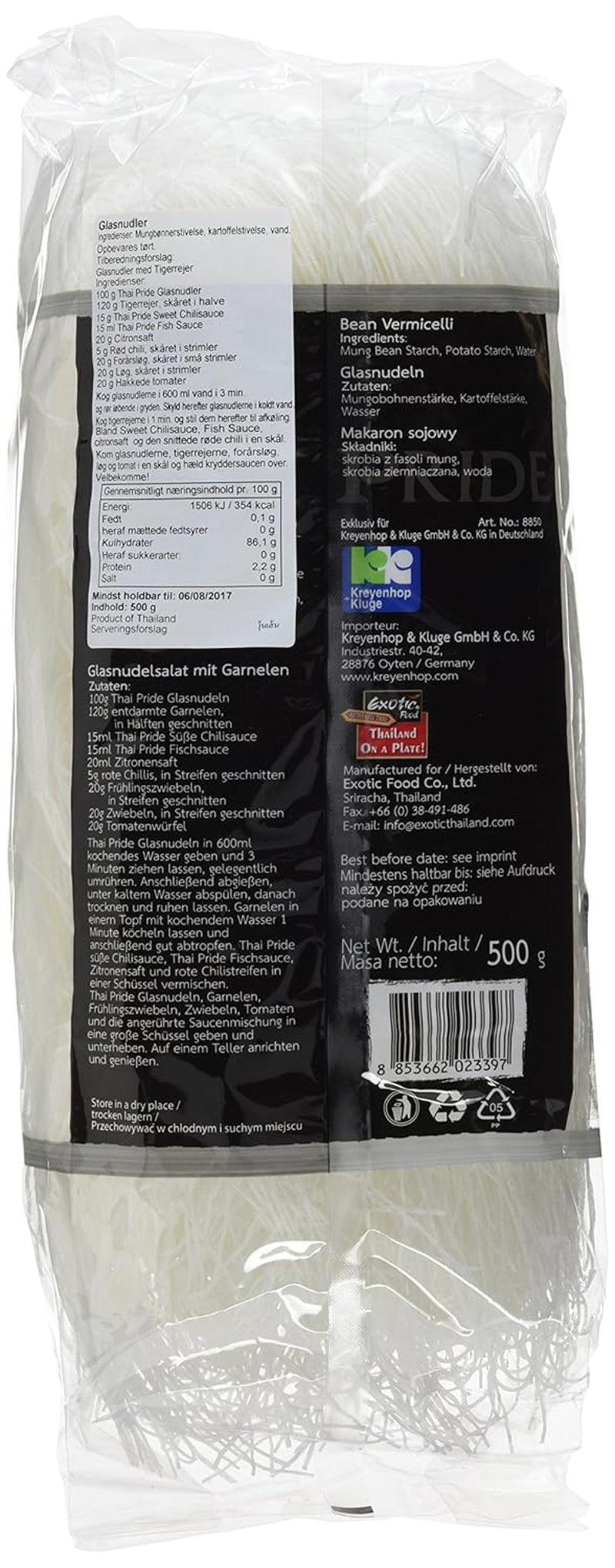 Glasnoedels, mungbonen, vermicelli (500 g)