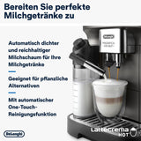 De'Longhi Magnifica Evo Next - Perfetto volautomatische espressomachine met LatteCrema melkopschuimer, 13 One-Touch-drankjes, koffie- en cappuccinomaker, kleurentouchscreen, titanium (ECAM312.80.TB)