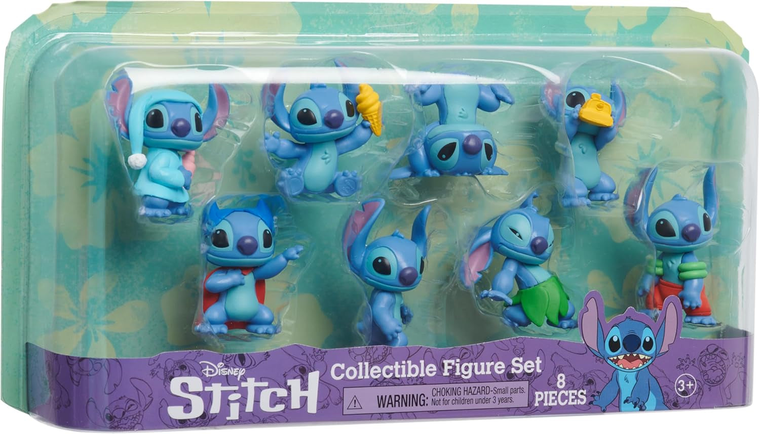 Stitch Disney's Lilo Collectible Friends Figures Set van 8 figuren 5 cm hoge verzamelfiguren 3 jaar oud speelgoed van Just Play Actiefiguren Naty Shop