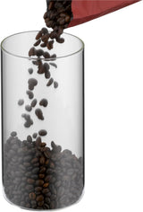 WMF Depot 1L glazen voorraadpot, hoogte 21,5 cm, voorraadpot met deksel, koffiebonencontainer, graankan, voedselvoorraadpot met brede vulopening (4 stuks) Voedselbewaardozen Naty Shop