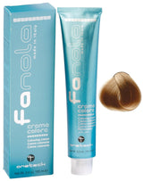 Fanola crema colore Kleurcrème 7,0 Blond, 100 ml Haarverf Naty Shop 9,00 Intensief zeer lichtblond