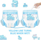Bedrukte luiers voor volwassenen 5500-5800ml 10 stuks - Toiletslips (XL)