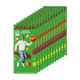 JOKOLADE 12 repen x 140g Voordeelverpakking | Met gekarameliseerde pinda's en knapperige ontbijtgranen | Veganistisch en cacaovrij