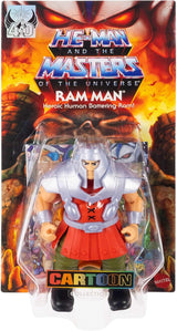 Masters of the Universe Origins actiefiguur Ram Man uit de cartooncollectie, ca. 14 cm hoge MOTU Ram Figuur jaren 80 TV Gedetailleerd ontwerp en accessoires JBM77 Actiefiguren Naty Shop