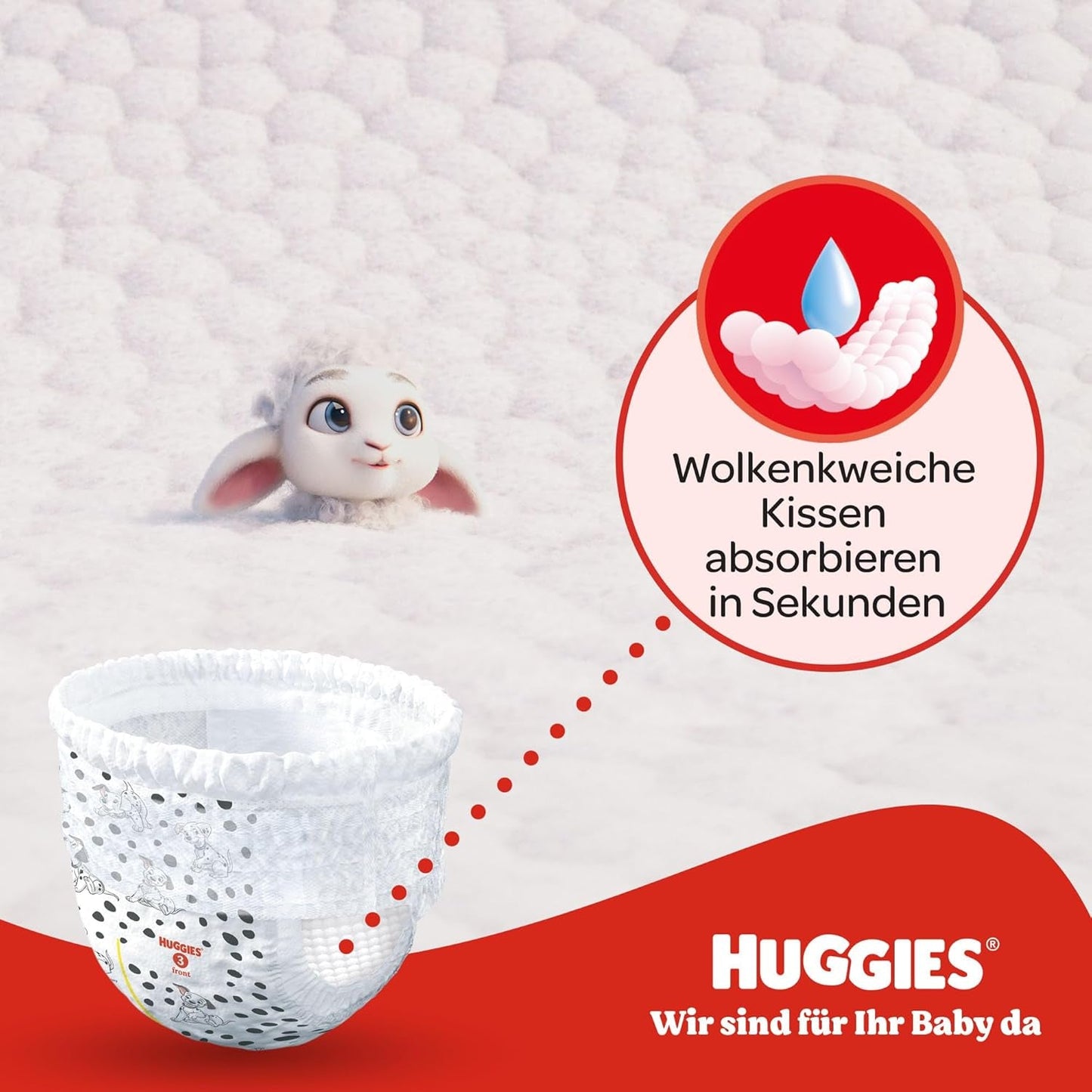 Huggies Little Movers Disney broek, maat 5, 104 count (2x52), maandelijkse doos