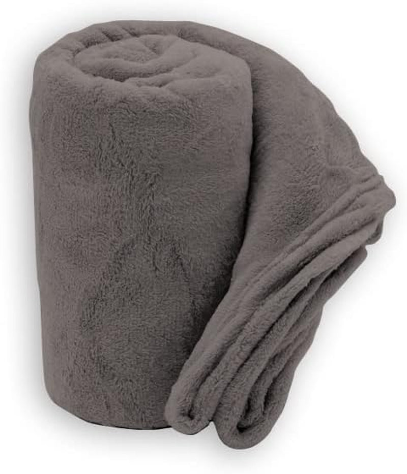Zachte deken | Geruit | Zachte aanraking | 130 x 160 cm | Poederquilts en quilts Naty Shop Taupe 210X240