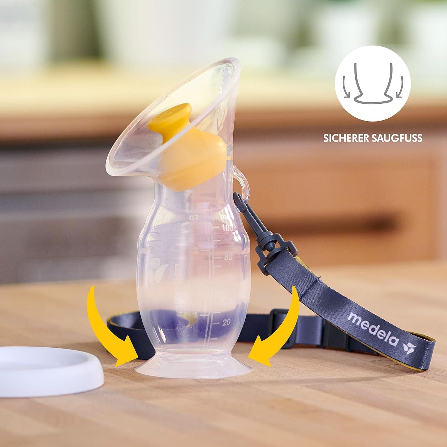 Medela Moedermelkverzamelaar van siliconen Voedings- en borstvoedingsaccessoires Bebe Naty Shop