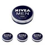NIVEA MEN Creme, voedende huidcrème met vitamine E, 150 ml Naty Shop 4 x 75 ml 75 ml