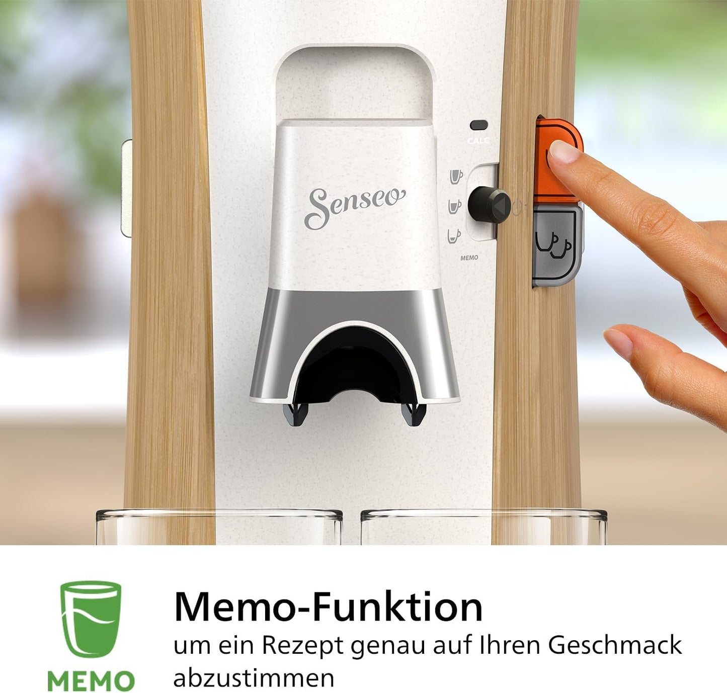 Espressomachine met PHILIPS Senseo Select capsules - Intensity Plus, met Memo-functie voor 3 koffiespecialiteiten, Crema Plus, ecologisch product, hoge kwaliteit, zijdewit (CSA240/05)