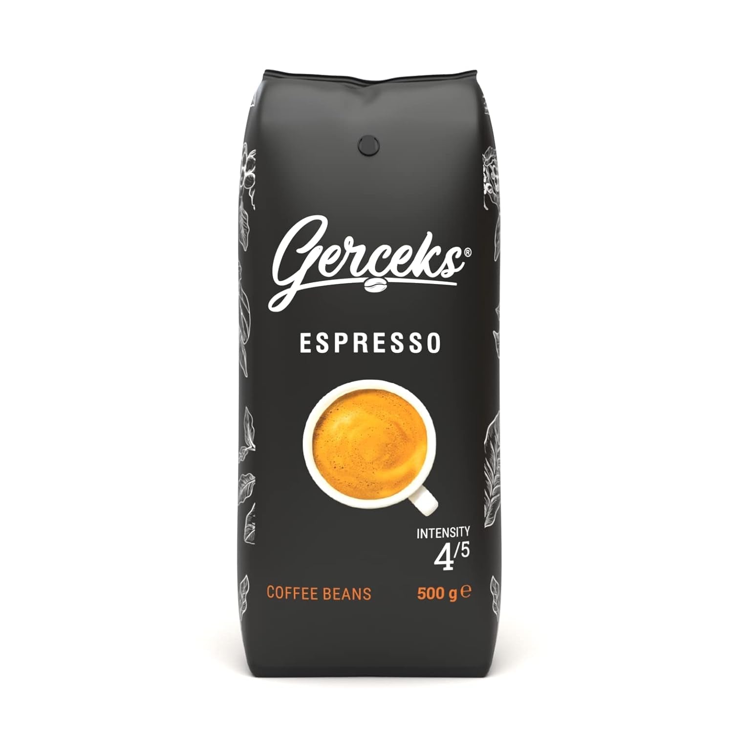 Espresso Kaffeebohnen sterk 500g, Barista Kaffee schokoladig en säurearm, Espressobohnen, Bohnenkaffee met Arabica en Robusta, fijne Crema, ideaal voor Cappuccino