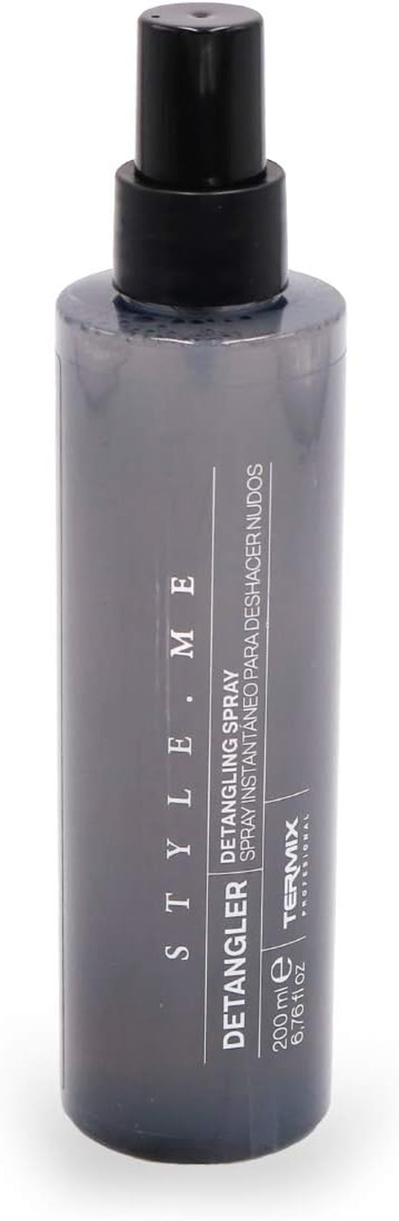 Style.Me ontwarrende spray Product voor het ontwarren van haar. Instant ontwarrend product van Termix. Formule verrijkt met ricinusolie. Grootte: 200 ml. Haarontwarrende producten Naty Shop Standaardtitel