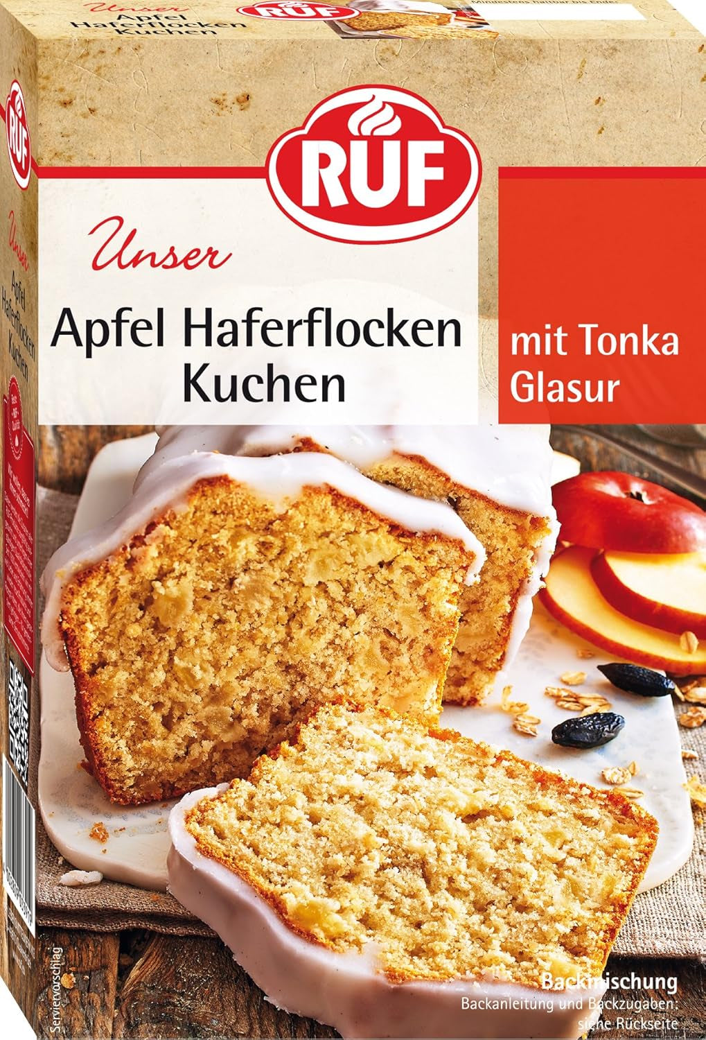 RUF Karotten-Ingwer-Kuchen, Backmischung Für Einen Saftigen Karottenkuchen Mit Frischen Möhren en Fruchtiger Ingwer-Zuckerglasur, Vegan Naty Shop Apfelkuchen