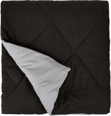 Amazon Basics microvezel dekbedovertrek, aan beide zijden te gebruiken, 220 X 240 Cm, grijs/zwart Dekbedden en dekbedden Naty Shop