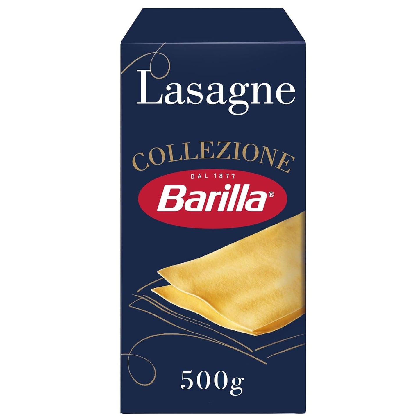Barilla Collezione Lasagne Pasta van durumtarwe, altijd al dente, 500g