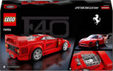 LEGO Speed Champions Ferrari F40 supersportwagen, speelset met bouwbare speelgoedauto en minifiguurbestuurder, verzamelbouwset voor kinderen, cadeau voor jongens en meisjes 76934 Bouwsets Besuche in LEGO-Store