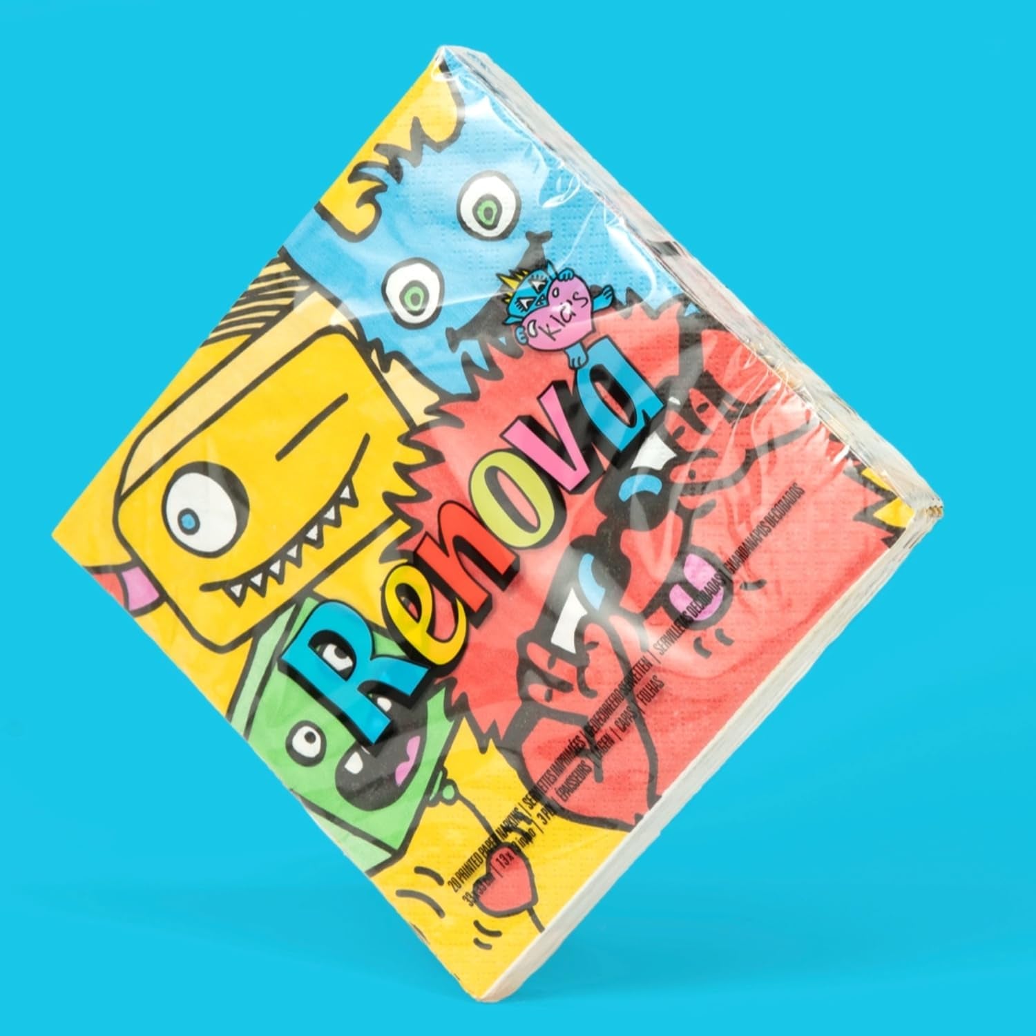 Renova papieren servetten voor kinderen, 20 stuks, 110 gr
