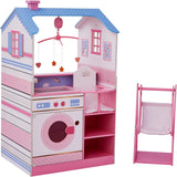 Olivia's Little World Teamson Kids houten poppen, 45 cm, dubbelzijdig, voor kinderen TD-11460W