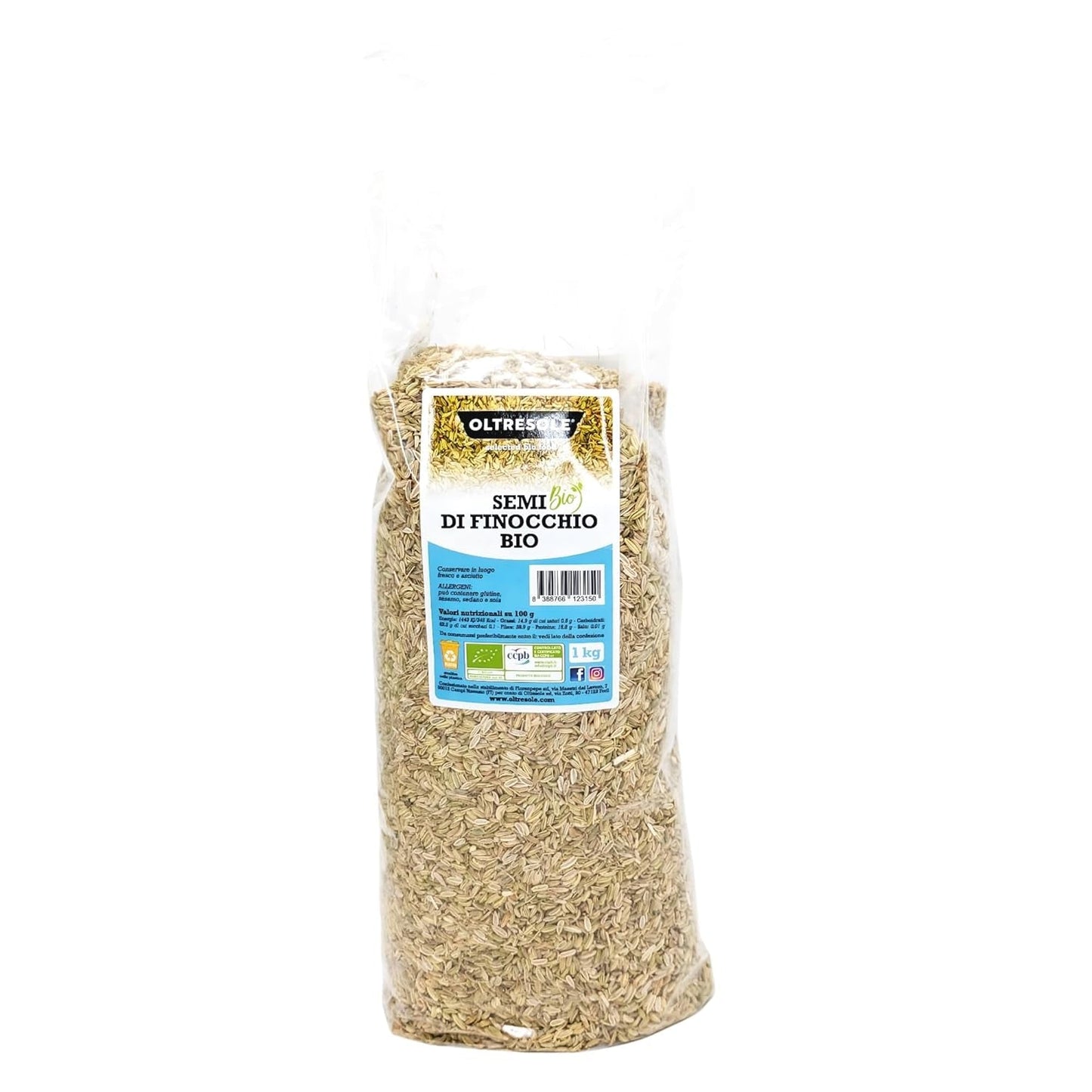 Biologische venkelzaden 3kg Biologische hele zaden Ideaal voor kruidenthee en recepten Perfect voor bakken Handig formaat