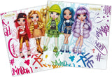 - Rainbow High composteerbare papieren servetten (33 X 33 Cm, dubbeldoek), 20 stuks, veelkleurig, 24070