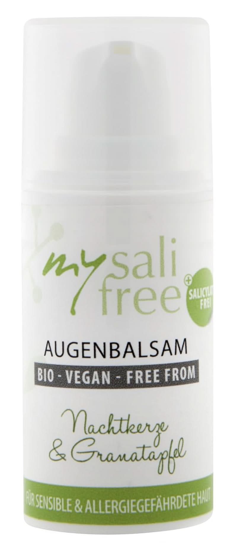 Mysalifree BIO EYE BALM, intensieve anti-rimpel oogcrème voor de gevoelige huid, met granaatappel en oker, 15 ml Cosmetica en Schoonheid Naty Shop