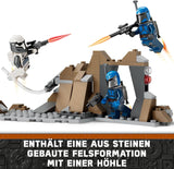 LEGO Star Wars: Mandalorian Ambush on Mandalore Battle Pack, avontuurlijk bouwspeelgoed voor kinderen, verzamelbare actieset, cadeau-idee voor jongens en meisjes 75373 Bouwsets Besuche in LEGO-Store