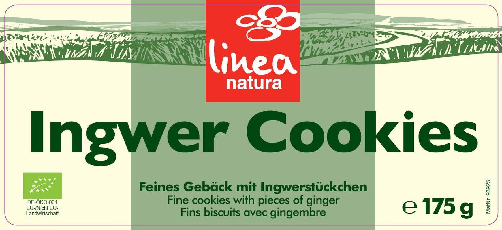 Biologische gemberkoekjes, 6 stuks (6 x 175 g)