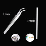 10 dozen nagelsteentjesset, multifunctionele accessoires met 1 pincet, decoratieve diamanten, kristallen, parels, edelstenen, kleurrijk, gemengd, paardenogen, metalen stenen, voor doe-het-zelf nail art-decoraties