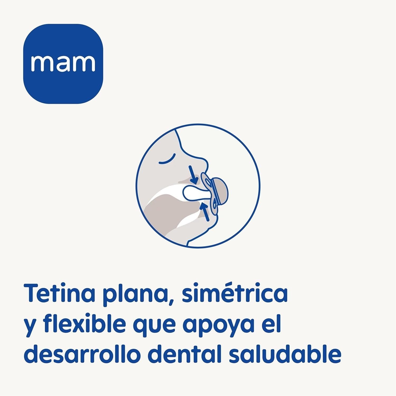 MAM Babyfopspeen 0-2 maanden Symmetrisch Plat Flexibele Tepel Zachte siliconen Gemakkelijk te gebruiken Met zelfsteriliserende doos Origineel Neutraal Mat 2 stuks