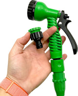 C2607A Slang Basic – Verlengbare slang met waterdruk, groen, 7,5 meter
