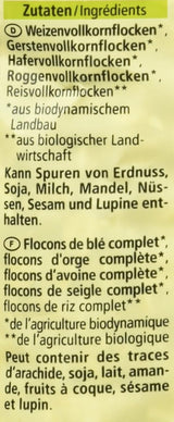 Bio 5-Kornflocken, 500G Granen Naty Shop