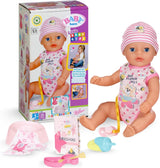 BABY Born Lena (Meisje) - babypop 36 cm - 7 functies, inclusief accessoires en matras - Werkt geheel zonder batterijen - Geschikt voor kleine kinderen vanaf 1 jaar