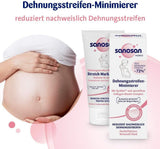 Sanosan Stretch Mark Minimiser, klinisch getest - bewezen vermindering van striae na de zwangerschap, zonder paraffineolie, kleurstoffen, siliconen, 75 ml Cosmetica en Schoonheid Naty Shop