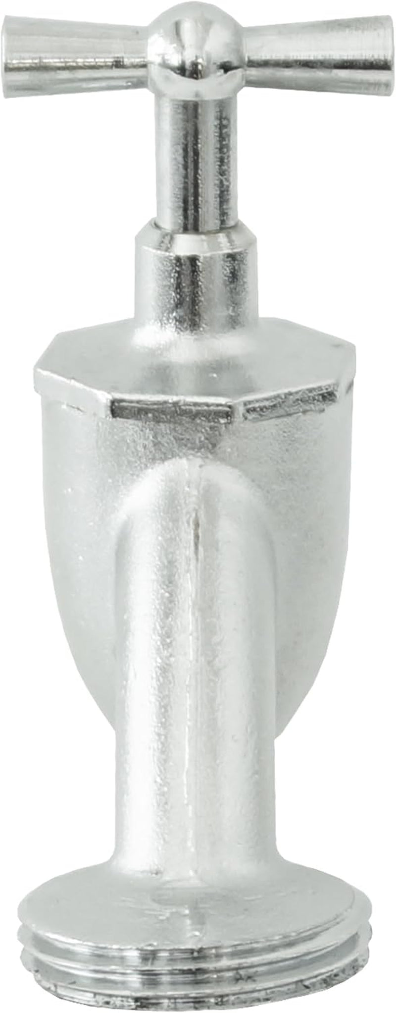 Gehoornde kraan - 20,95 mm (1/2 inch) buitendraad - Inclusief slangaansluiting - Hoogwaardig messing - Ideaal als buitenkraan / regentonkraan / kraan / afsluitklep / FLOR92590