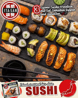 ITA-SAN Sushi Set (9-delige complete set, ideaal voor beginners, om uit te proberen of cadeau te doen) 1 pakje
