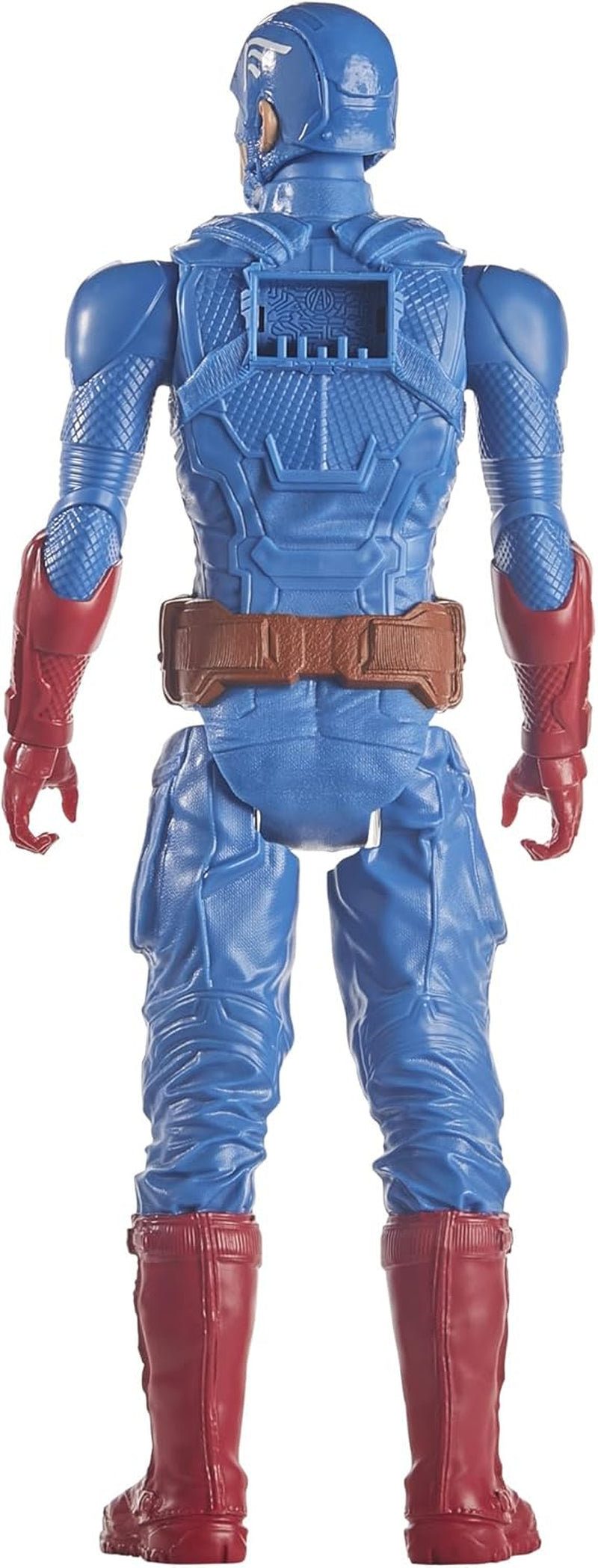 Marvel Avengers Titan Hero Series Blast Gear Captain America-actiefiguur 30 cm groot speelgoed voor 4+ jaar oud Blauwe actiefiguren Naty Shop