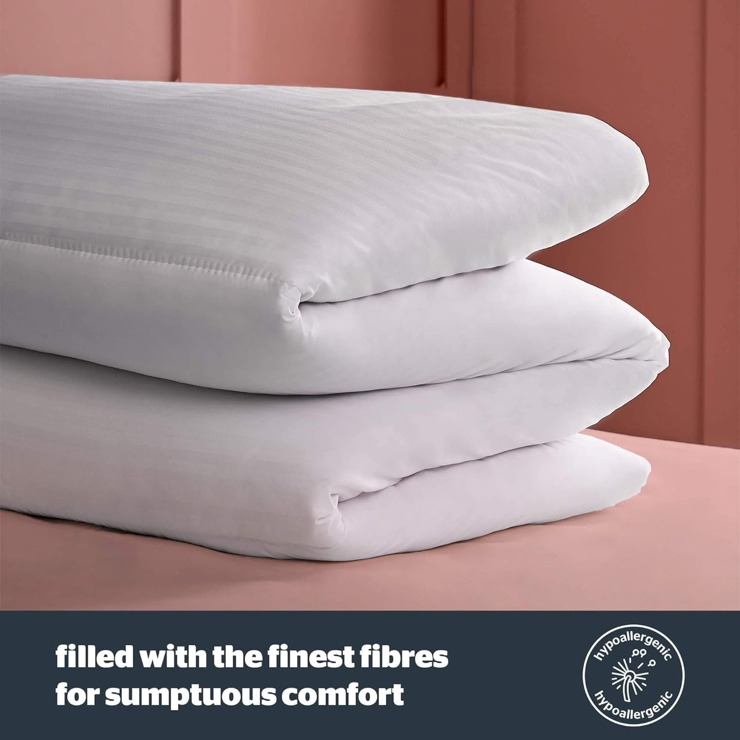 Silentnight Hotel Collection dekbed voor tweepersoonsbedden, 13,5 TOG, wit, microvezel, wit, eenpersoonsbed 135 X 200Cm Dekbedden en dekbedden Naty Shop