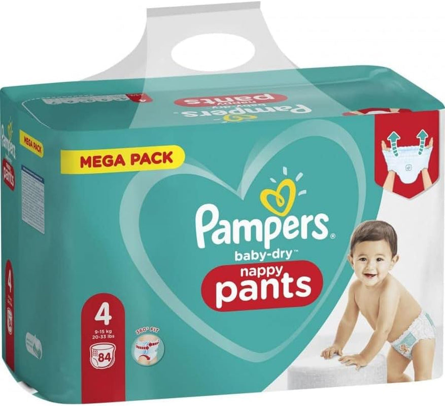 Luiers Pampers 81657566 Baby-Dry broek, wit