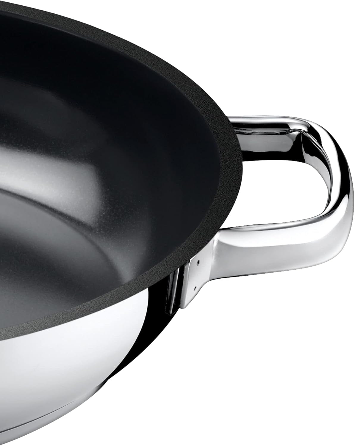 WMF Durado serveer-/braadpan 28 cm inductie, Cromargan gecoat roestvrij staal, keramische coating, ovenvaste potten en pannen Naty Shop