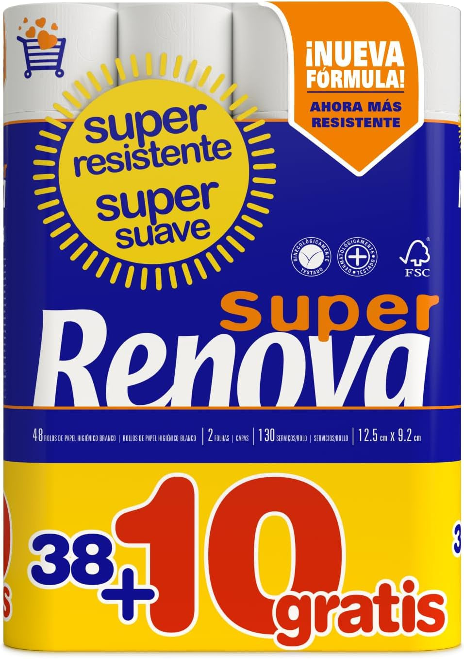 Toiletpapier Renova Super Prom - 48 rollen wit