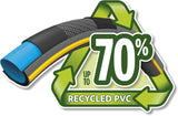 HOZELOCK Slang - Ultramax 12,5 mm x 30 m, tot 70% gerecycled PVC, robuust, weerbestendig, torsiebestendig, buig- en pletbestendig, grijs