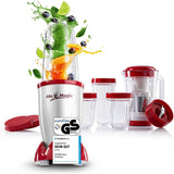 Gourmetmaxx Mr Magic Blender, Smoothie Maker met Xxl Naty Shop accessoirepakket