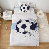 Beddengoed voor jongens, voetbal, microvezel polyester Beddengoed - kinderen Naty Shop