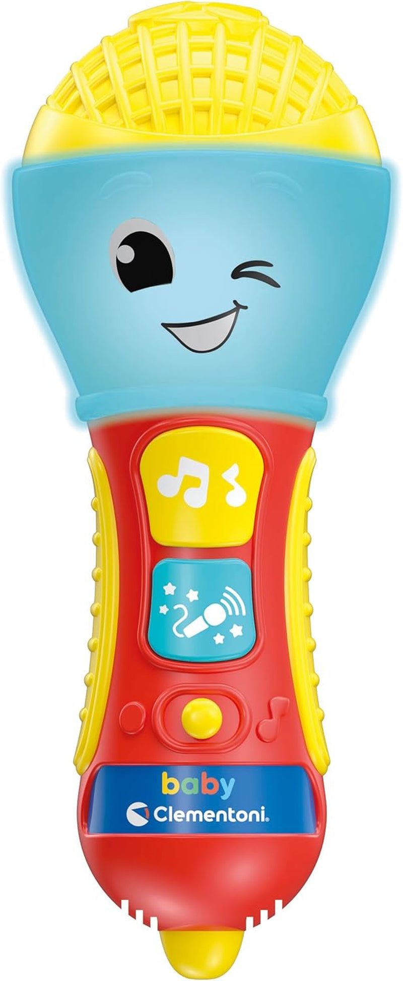 Clementoni - Babymicrofoon, elektronisch muziekspel voor vroege kinderjaren, speelgoed voor 10-36 maanden, activiteitencentrum met licht en geluid, 17931 Bebe Naty Shop speelgoed Standaardtitel