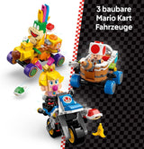 LEGO Super Mario: Mario Kart - Baby Peach & Grand Prix Set, Nintendo Figuren - Toad, Lakitu, Baby Peach en Lemmy, Cadeau voor jongens, meisjes en gamers 8+, Avontuurspeelgoed 72036 Bouwsets Beuche in LEGO-Store